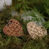 porte-clefs en bois à personnaliser par gravure forme coeur le fleuri