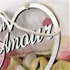 décoration murale personnalisée gravée en bois cadeau St Valentin