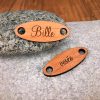bijoux de chaussure personnalisés gravés en bois