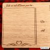carte postale bois amour verso chêne
