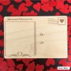 carte postale bois amour verso hêtre