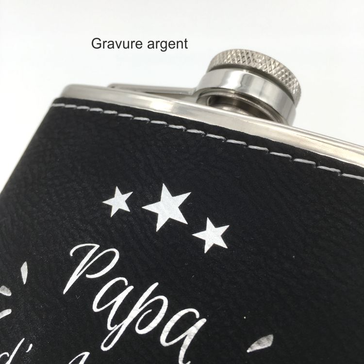 Flasque personnalisable gourde plate acier inoxydable HipFlask