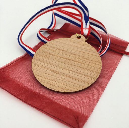 médaille bois 100% personnalisable chêne