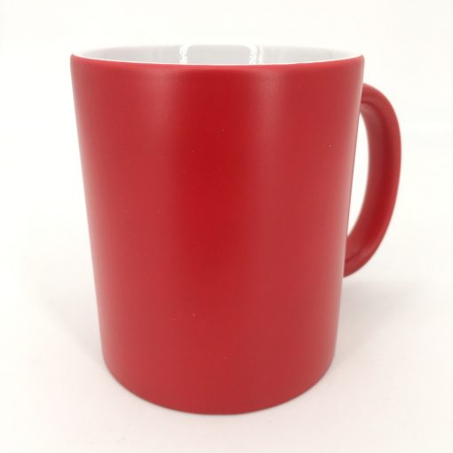 mug céramique personnalisé coloré rouge