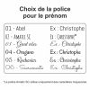 choix de polices de caractères coffret sommelier meilleur papa