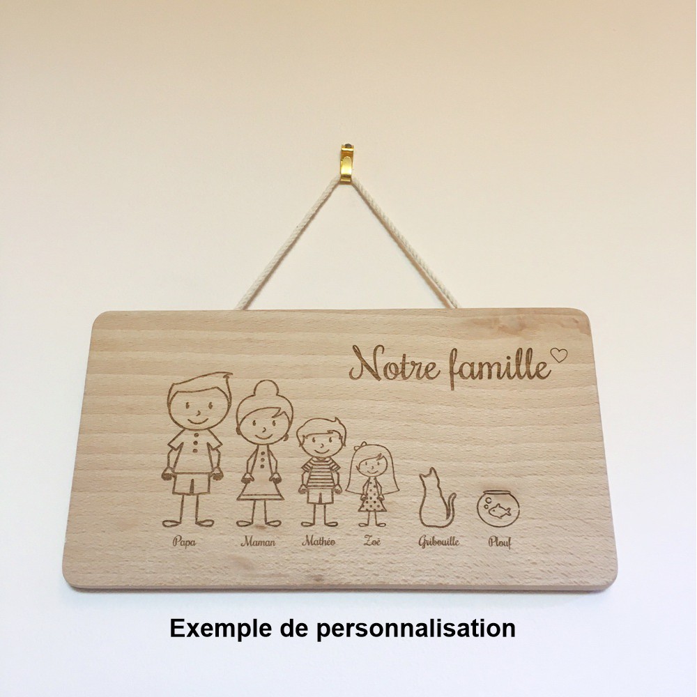 Plaque D co Bois Ma Gravure Perso Fabriqu En France