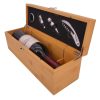 coffret vin bambou personnalisé idée cadeau fête des pères