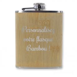 flasque bambou personnalisation