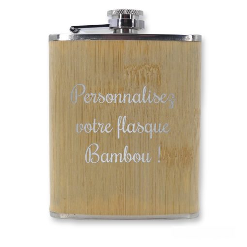 flasque bambou personnalisation