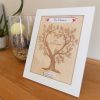 Cadre personnalisable en bois en forme d'arbre de vie