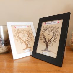 Cadres personnalisables avec arbre de vie pour couple