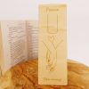Marque page en bois à personnaliser pour la Saint Valentin