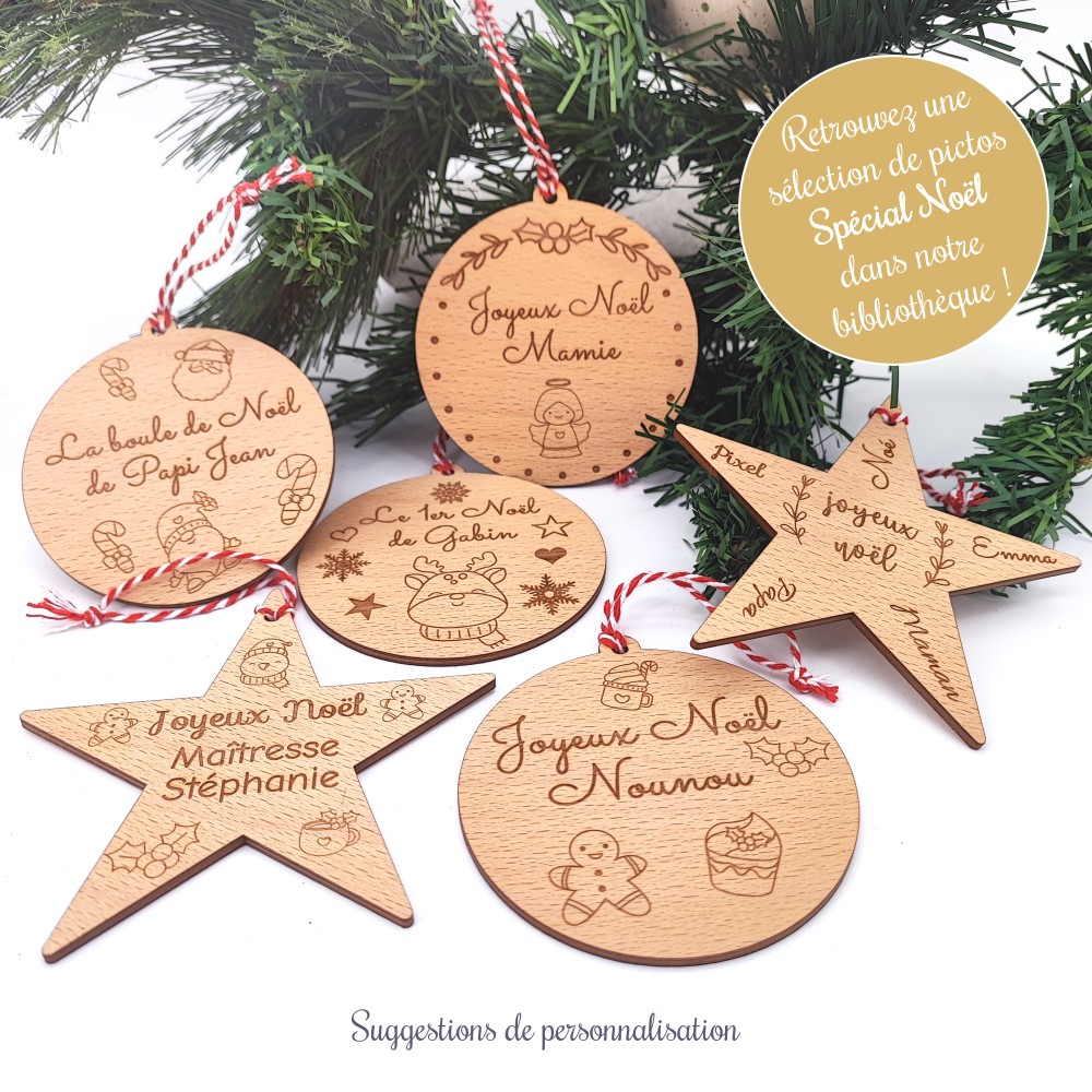Enveloppe Liste de Noël en Bois personnalisée – REVEDESBOIS