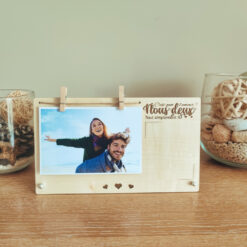 cadre photo personnalisé amour idée cadeau 5 ans de mariage