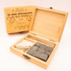 Coffret de pierres à whisky à personnaliser