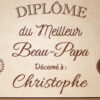 diplôme bois du meilleur zoom sur la gravure